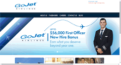 Desktop Screenshot of gojetairlines.com